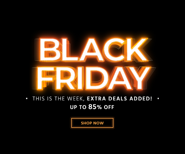 Black Friday This is the Week, Extra Deals Added! Up to 85% off Shop Now