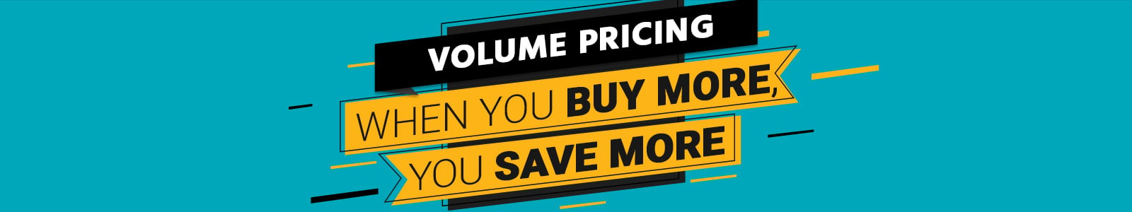 New Volume Pricing
When you buy more, you save more
Shop Now