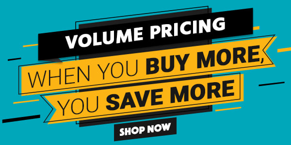 Volume Pricing When you buy more, you save more Shop Now
