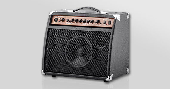 Stage Right (logo) 20-Watt Acoustic Guitar Amplifier Versatile amp for acoustic gigs or house PA