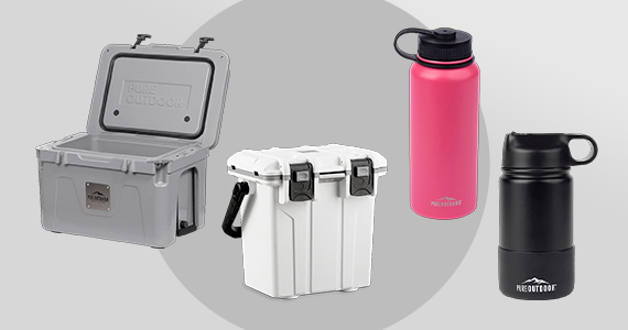 "Pure Outdoor (logo) Up to 45% off Coolers & Water Bottles Keep Your Drinks Cool! Free Standard US Shipping Shop Now"