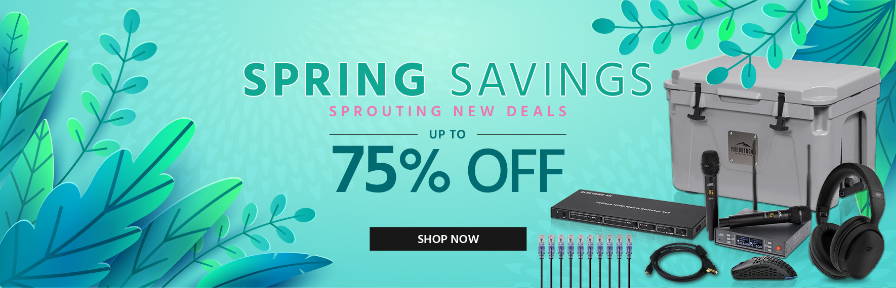 "Spring Savings  Sprouting New Deals  Up to 74% off Shop Now"