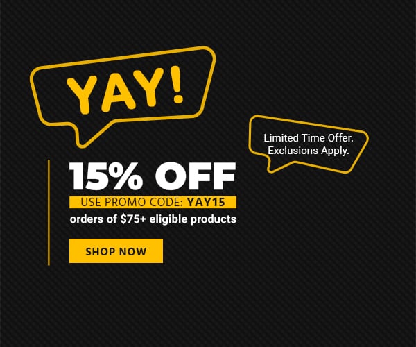 Yay! 15% OFF $75+ on Eligible Items