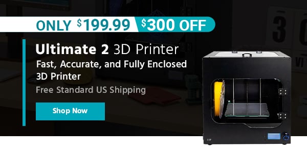 Monoprice Maker Ultimate 2 3D Printer