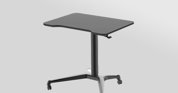 NEW (tag) Gas-Lift Height Adjustable Sit-Stand Mobile Rolling Workstation Laptop and Computer Desk V2 Mobile Stand for Presentations or an Active Work Lifestyle Free Standard US Shipping Shop Now