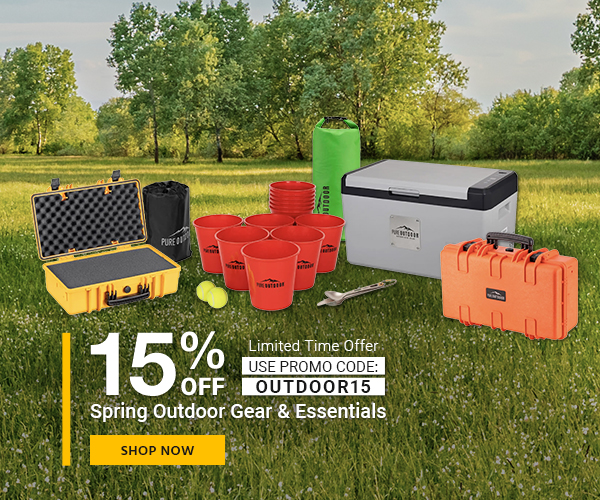 15% OFF Spring Outdoor Gears Essentials Use Promo Code: OUTDOOR15 Limited Time Offer Shop Now