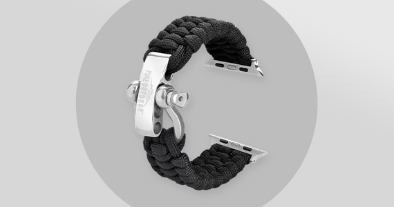 Pure Outdoor™ Apple Watch Paracord Survival Bracelet Perfect for the next Camping, Fishing, Hunting, or other outdoor trips. Free Standard US Shipping Shop Now