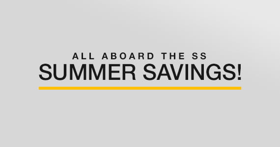 All aboard the SS Summer Savings! Save up to 75% off  Limited Time Offer Shop Now