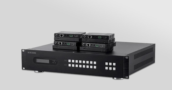  Blackbird™ 4K Pro HDBaseT™ Extender Kit | single Cat6 Ethernet cable | 4K@60Hz video