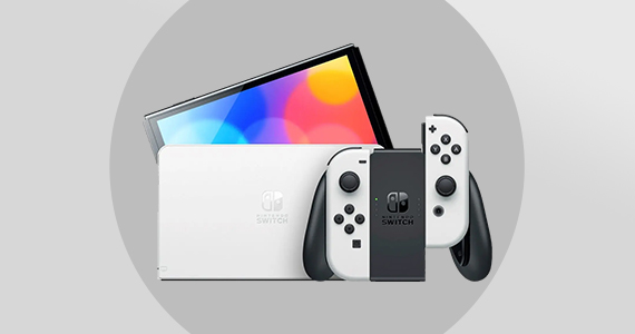 New (tag) Nintendo - Switch OLED Model with White Joy-Con Wired LAN port | 64 GB internal storage Free Standard US Shipping Shop Now