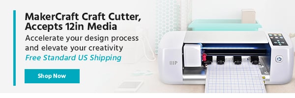 MakerCraft Craft Cutter; Accepts 12in Media; Offers Touch Screen Control and WiFi