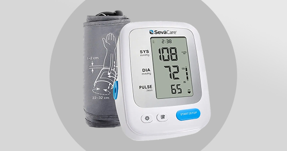 SevaCare Blood Pressure Monitor 2 Users, 99 memory per user | WHO-certified BP monitor Free Standard US Shipping Shop Now