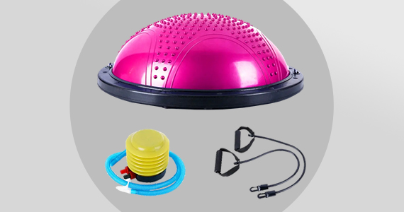 New (tag) Half Ball Balance Trainer Yoga Exercise Fitness Platform Upgraded materials | Versatile workout trainer | Slip resistance Free Standard US Shipping Shop Now