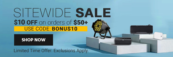 SITEWIDE SALE $10 OFF orders of $50+ Use code: BONUS10 Limited Time Offer Exclusions Apply Shop Now