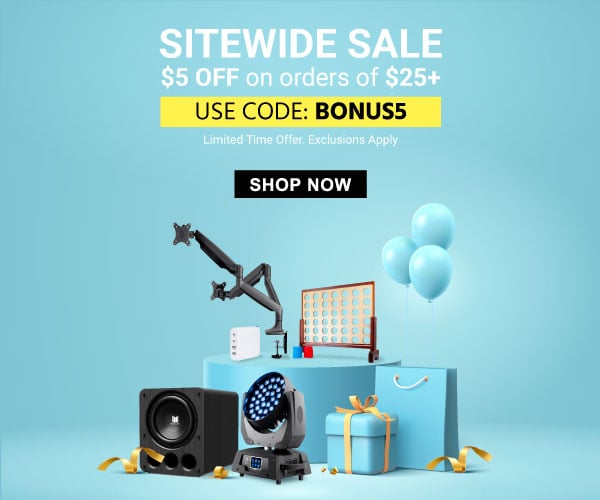 SITEWIDE SALE $5 OFF on orders of $25+ Use code: BONUS5 Limited Time Offer Exclusions Apply Shop Now