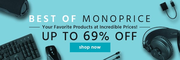 Best of Monoprice Up to 69% OFF