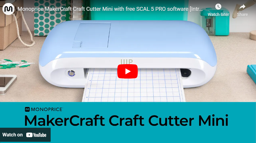 MakerCraft Craft Cutter Mini; Accepts 8in Media