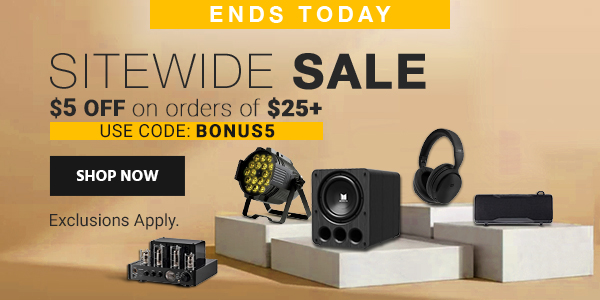 Sitewide Sale $5 OFF Orders $25+ Use Code: BONUS5