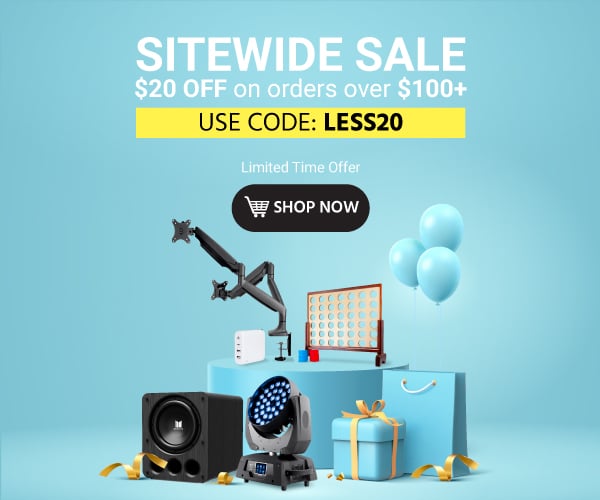 $20 off $100+ w/ Promo Code: LESS20