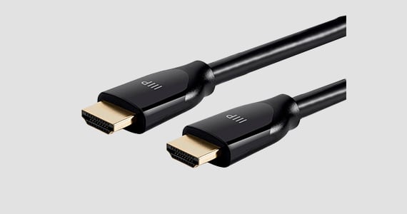 Monoprice 4K Certified Premium High Speed HDMI Cable - 4K60Hz, 18Gbps, HDR, CL3 Rated, 6ft, Black