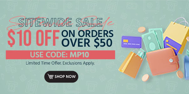 Sitewide Sale $10 OFF Orders $50+