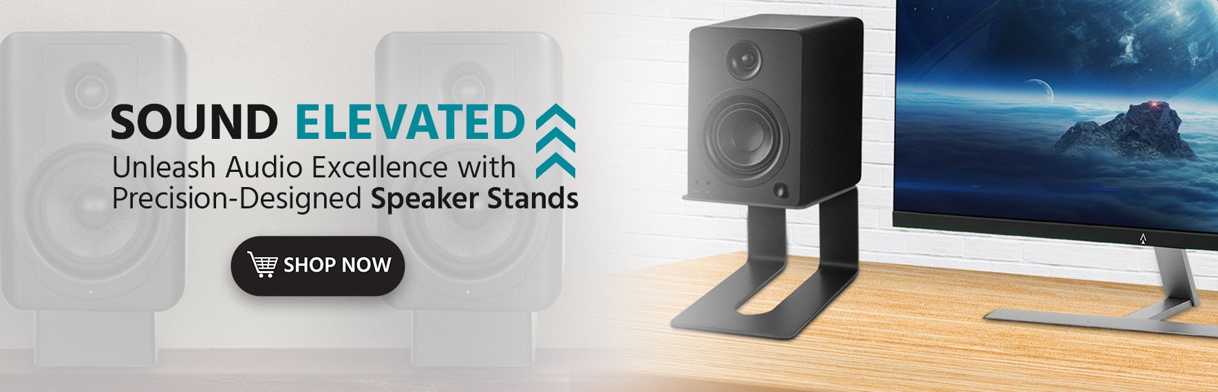 Raise Your Sound, Elevate Your Space: Introducing Speaker Stands & Risers Redefining Audio Excellence! Free Standard US Shipping Shop Now"