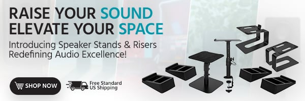 Raise Your Sound, Elevate Your Space: Introducing Speaker Stands & Risers Redefining Audio Excellence! Free Standard US Shipping Shop Now