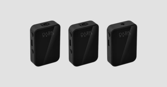 Dark Matter by Monoprice Sentry Streaming 2.4GHz Wireless Lavalier Microphone