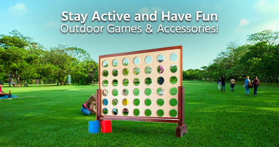 Fun in the Fresh Air: Outdoor Games & Accessories! Shop Now