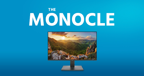 The Monocle. & More One Day. One Deal 24" CrystalPro™ Business Monitor