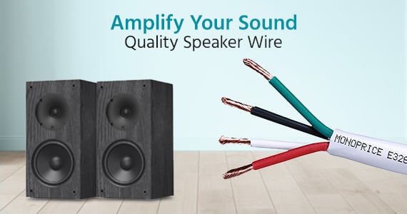 Unleash the Power of Sound with High-Quality Speaker Wires Crystal Clear Audio for Your Listening Pleasure! Quality you can trust | Backed by a Lifetime Warranty Shop Now