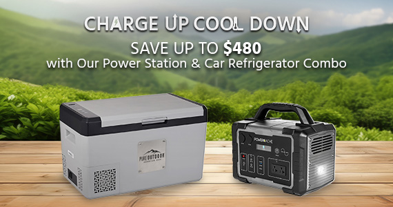 Charge Up, Cool Down:  Save up to $480 with Our Power Station & Car Refrigerator Combo Shop Now