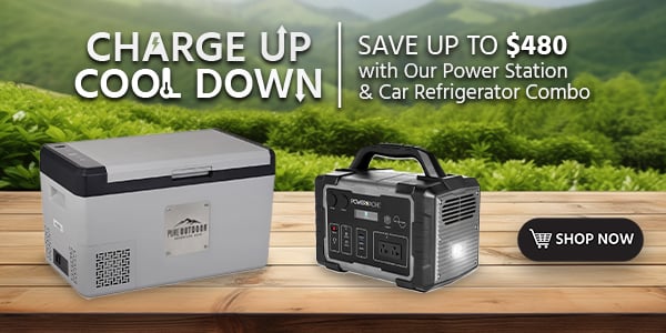 Charge Up, Cool Down: Save up to $480 with Our Power Station & Car Refrigerator Combo