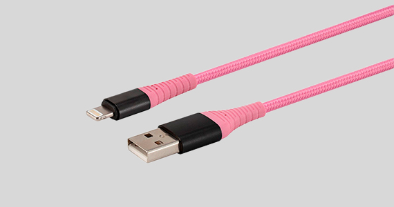 Monoprice Premium Ultra Durable Nylon Braided Apple MFi Certified Kevlar-Reinforced Lightning to USB-A Charging Cable