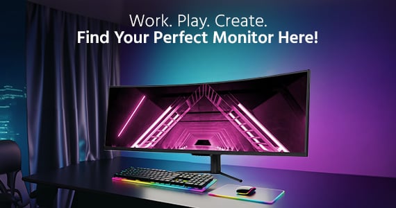Work, Play, Create  Find Your Perfect Monitor Here! Shop Now