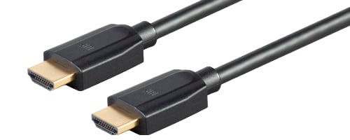Monoprice 8K Ultra High Speed HDMI Cable - 8K@60Hz, 4K@120Hz, 48Gbps, HDR, VRR, 6ft, Black