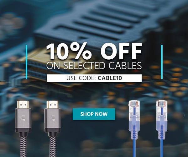 10% Off on selected cables Use Code: CABLE10 Shop Now