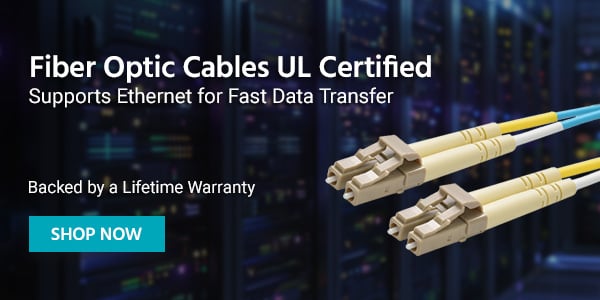 Fiber Optic Cables UL Certified Supports Ethernet for Fast Data Transfer