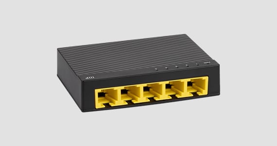 Monoprice 5-Port 10/100/1000Mbps Gigabit Ethernet Unmanaged Switch