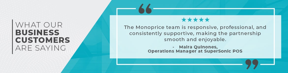 SuperSonic POS  Monoprice Ethernet Cables Ensure Light Speed Transactions 