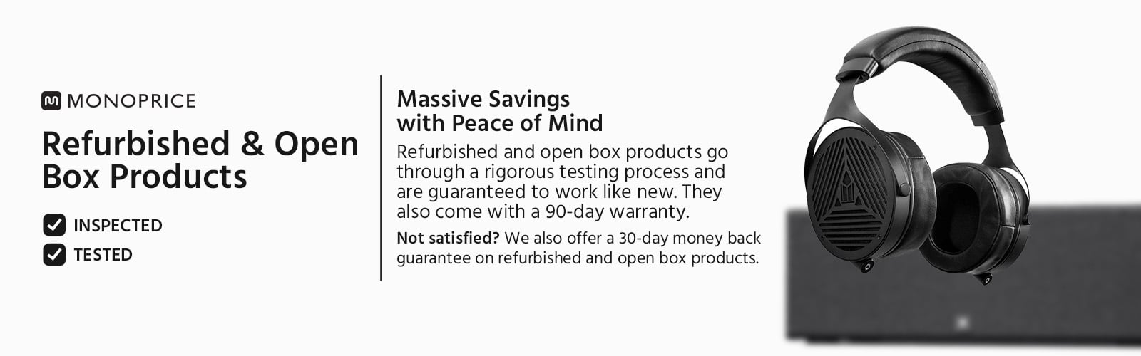 Monoprice Featured Items Banner