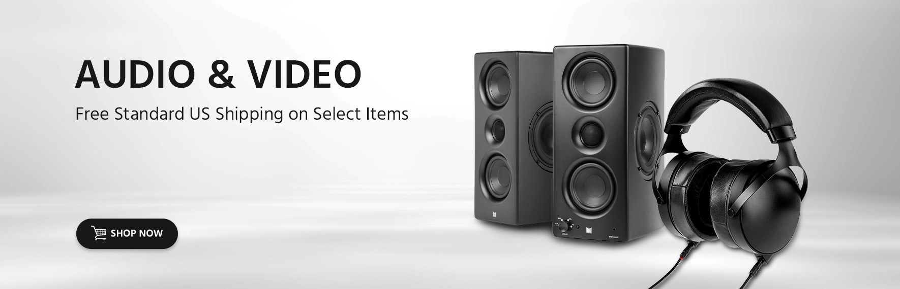 AUDIO & VIDEO Free Standard US Shipping On Select Items Shop Now