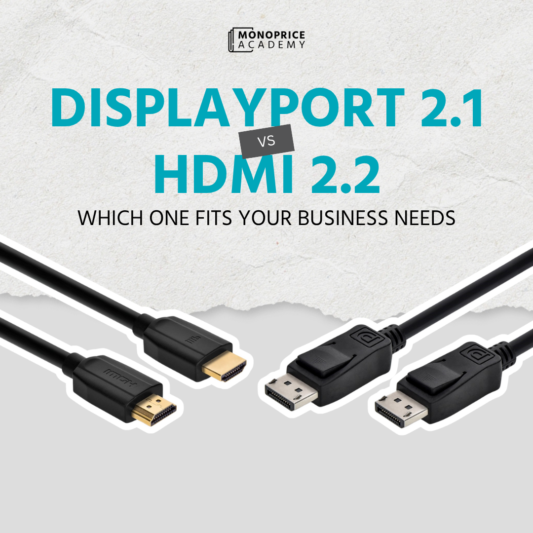 DisplayPort 2.1 Vs. HDMI 2.2: Which One Fits Your Business Needs?