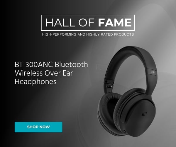 Hall Of Fame: High-Performing And Highly Rated Products. BT-300ANC Bluetooth Wireless Over Ear Headphones. Shop Now.
