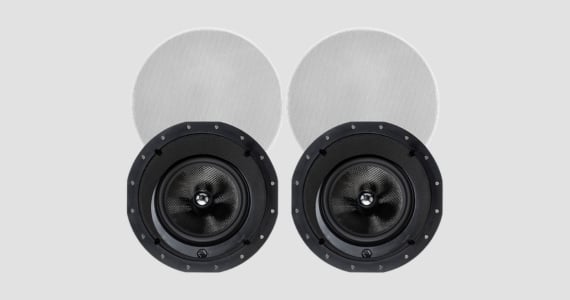8in Carbon Fiber 2-Way with 15- degree Angled Drivers | 160 watts maximum input power