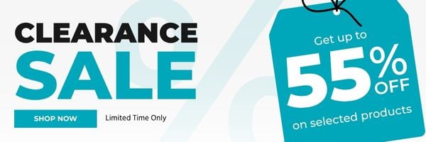 Clearance Sale: Get Up To 55% Off On Selected Products. Limited Time Offer. Shop Now.
