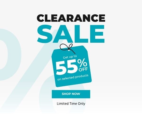 Clearance Sale: Get Up To 55% Off On Selected Products. Limited Time Offer. Shop Now.