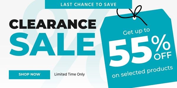 Last Chance To Save! Clearance Sale: Get Up To 58% Off On Selected Products. Limited Time Only. Shop Now.