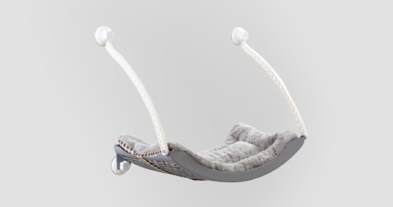 MPM Cat Hammock Window Seat | Space Saving Window Mounted Cat Perch | Free Shipping