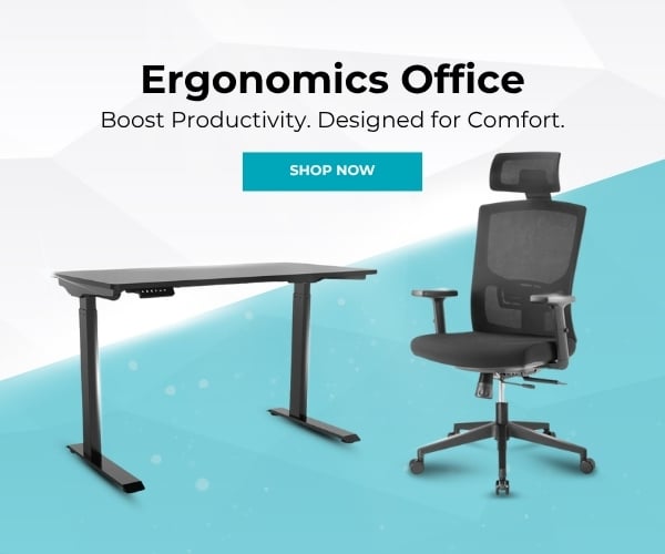 Ergonomics Office. Boost Productivity. Designed For Comfort. Shop Now.
